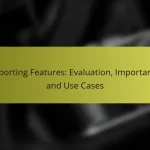 Reporting Features: Evaluation, Importance and Use Cases